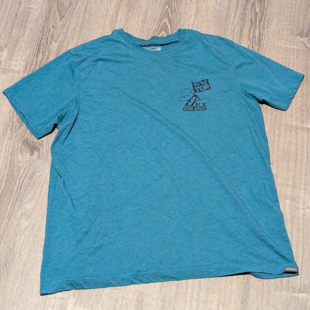 Eddie Bauer T Shirt, Blue Size Men's XL